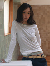 SOFT BOATNECK T (IVORY)