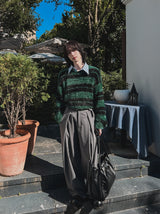 Light maxi wide slacks