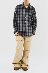  Lena Multi Cargo Flare Pants (2color)