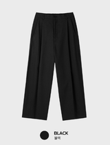 No-Mace Back Banding Cotton Ton-Chin-Wide Pants