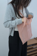 airy layered bag (pink) (リバーシブル)