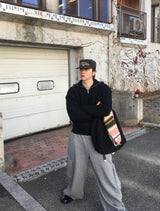 No.1513 N half ZIP-UP WM KNIT (3color)