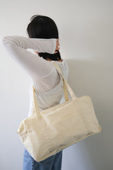 standard duffle bag (cream yellow)
