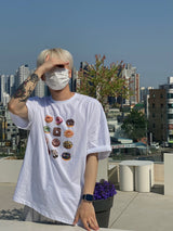 Nylon Wide Banding Bermuda Pants 2C