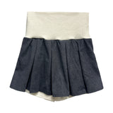 Lulu spandex ribbed flare knit skirt (2 colors)