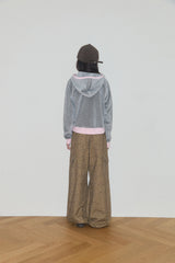KIRI LEOPARD CARGO PANTS (BROWN)