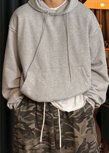 Semi-cropped hoodie 5COLOR
