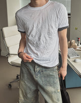イーブン リンクル レイヤード ショートスリーブ Tシャツ