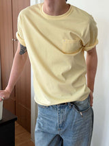 Rivet pocket crop t-shirts(6color)