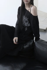 tattoo printing long sleeve T