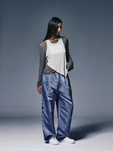P.O.M EMBLEM JOGGER PANTS (LIGHT BLUE)