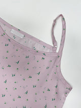 Flower Satin Layered Bustier One Piece