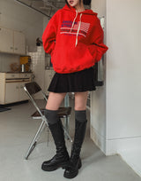 Folding Corduroy Pleated Skirt