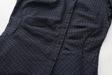 Classic Square Collar Check Shirt