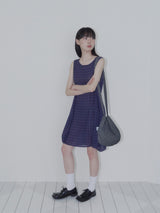 2-WAY ROUND BAG (DOT GREY)