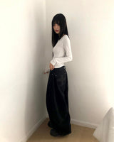 クミンフリースクロススタッドバルーンワイドパンツ