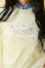 Hey Pals Milkyway T-shirt [Lemon yellow]
