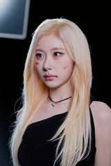 [ITZY Chaeryeong Necklace] レインディールチョーカーネックレス - Silver Color
