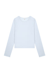 SOFT STRIPE TEE (SKY)
