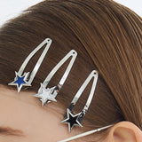 [SET] Funky Star Hair Clip Pins