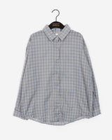 Noki see-through check oversized shirt
