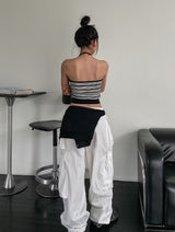 Lorna Pigment Nylon Double Cargo Pants