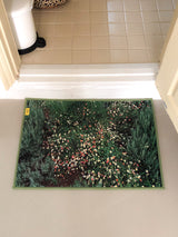 Flower garden foot mat