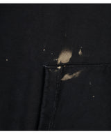  'GL' Logo Vintage Washing Hoodie [ BLACK ]