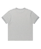 ストライプツインスターリンガー半袖Tシャツ ライトグレー(CV2GMUT505A)