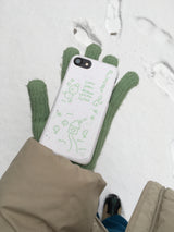 snow hard glossy phone case