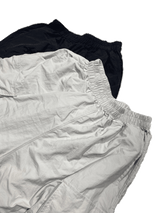 Platinum Grey Nylon Cargo Balloon Pants 2C