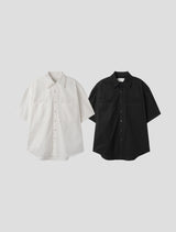 Cozy western cotton short sleeve shirt