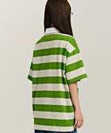 939スモールロゴポロTシャツ(GREEN/OATMEAL)