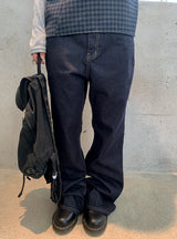 Coman Raw Denim Bootcut Pants