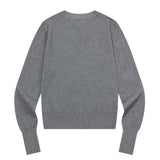 MARAIS 7 BUTTON CROP HENRY NECK CARDIGAN (8COLOR)