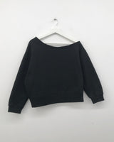 レディオフショルダースウェットシャツ(2 Colors)