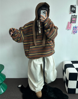 TWO PINTUCK RIVET BELT BALLOON LONG PANTS 🤎🖤💙3COLOR