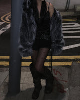 Velvet cap sleeveless