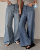Tez Cooling ワイドデニムパンツ