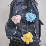[MADE] fluffy elephant trio <sky blue>