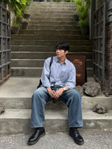 DB balloon wide denim pants