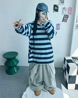 オーバーワイドカーゴトレーニングパンツ🖤❤🩶🤍 - 4 カラーズ