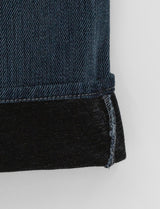 Hison Balloon Wide Brushed Denim Pants