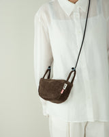 Pouch bag Corduroy Cocoa Cake