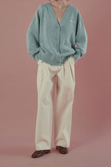 Nuts v-neck cardigan_skyblue