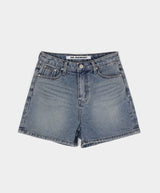 [B-DENIM] WASHING SHORTS 012 - BLUE