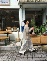 No.1348 basic one tuck wide SL (3color)