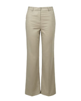 Metal Triclipse Semi Bootcut Slacks Beige