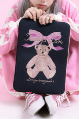 Teddys iPad/ラップトップ 11インチ (ネイビー)