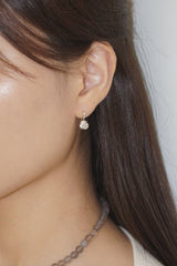 [MADE]HEART FLOWER EARRING (only rose 2ps)